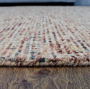 Tapis en laine faits main, tuftés à la main, motif floral multicolore, taille et couleur personnalisables pour la maison, le bureau ou le salon. - Product Image 1