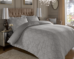 Sábana de Jacquard Premium de 600 Hilos, Suave y Lujosa, para Cama Doble, Elegante Sábana de Diseño para Dormitorio - Product Image 1