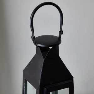โคมไฟเรียวเทียนโลหะสีดำสไตล์คลาสสิกสำหรับตกแต่งบ้านและงานแต่งงาน - Product Image 3