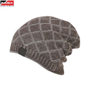 Gorro de Punto para Hombre, Gorro de Invierno de Acrílico Suave y Elástico, con Logotipo Personalizado, Gorro Cálido - Product Image 1