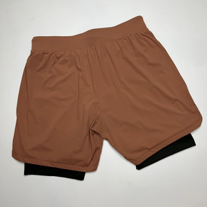 Pantalones Cortos Deportivos 2 en 1 para Hombre, Ecológicos, de Secado Rápido, Transpirables, para Entrenamiento Activo, Ejercicio, Trotar, Ciclismo, Correr, Malla, Gimnasio - Product Image 2