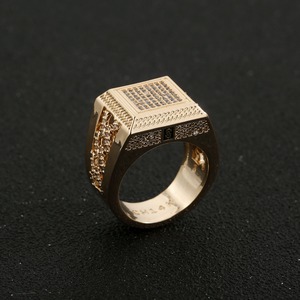 High on Demand <b>Iced</b> Out Moissanite Diamond Hip Hop <b>Ring</b> for Engagements Special Occasions and Fashion-Forward Streetwear Looks - Product Image 2