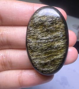 Lot de cabochons en obsidienne dorée naturelle de qualité supérieure pour la fabrication de bijoux de guérison par les cristaux et la collection de bijoux en pierres précieuses - Product Image 2