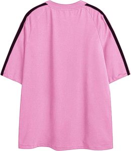 New Design Men Sporty Orange Color block T-shirt with White & Black Accents Casual Activewear Comfortable & Trendy Soccer Shirt - Product Image 4