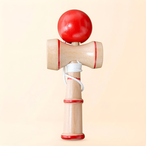 โรงงานผลิตของเล่นฝึกทักษะแบบดั้งเดิมของญี่ปุ่น Kendama ไม้บีช พร้อมโลโก้สั่งทำขายส่ง - Macy - Product Image 6