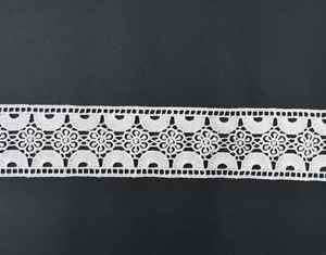 Guipure Lace <b>Trim</b> Decorative Openwork Floral Pattern Border For Apparel Dress Home Textile <b>Curtain</b> Sewing Export Decoration - Product Image 3