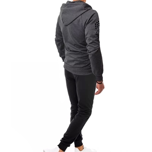 Vêtements décontractés pour hommes, ensemble de survêtement respirant et confortable, taille plus, ensemble de survêtement pour hommes 100% coton - Product Image 2