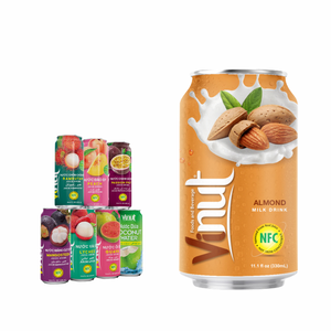 Boisson au lait d'amande VINUT rafraîchissante du Vietnam 330ml, vente directe d'usine, sans sucre, marque privée, échantillon gratuit - Product Image 1