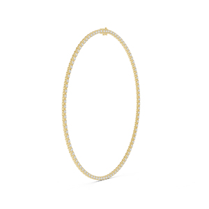 Collar de Compromiso de Oro Blanco de 14K con Diamante Cultivado en Laboratorio, Redondo, para Mujer |   Diamante Cultivado Nuevo - Product Image 6