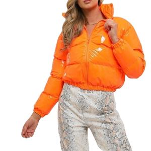 Women's Oversized Puffer Jacket with Custom Logo Embroidered <b>Bubble</b> <b>Coats</b> for Winter Season - Product Image 1