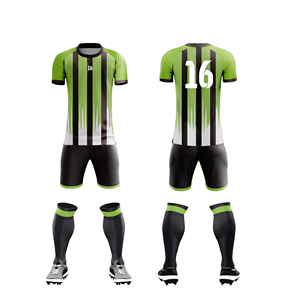 Ensemble d'uniformes de football imprimés de haute qualité, kit de football entièrement sublimé avec maillot de football personnalisé et logo - Product Image 4