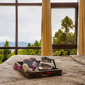 Exquisita Bandeja Decorativa de Madera Rústica Brownwood con Asa, Encanto Natural, Detalles Finos Hechos a Mano, Forma Rectangular - Product Image 4