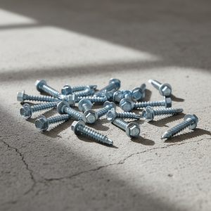 Hex Washer Head Drive Self Drilling TEK Point <b>Screws</b> Class 4.8/6.8 Coarse Thread Zinc Plated/Galvanized Carbon Steel Inch - Product Image 1