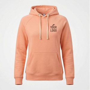 Custom Women Hoodies Premium Cotton Fleece 340 Gsm Heavyweight Oversized Pullover Wholesale Sweatshirts OEM Apparel - Product Image 1
