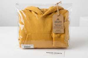 Sweat-shirt à capuche en molleton pour homme Sozan Sports, coupe classique, logo brodé, vêtement décontracté pour le printemps, service OEM, 100% coton, respectueux de l'environnement - Product Image 5