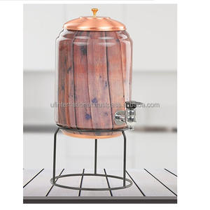 Distributeur d'eau en cuivre de ml, Pot de distribution d'eau en cuivre, fabricants et impression de forme ronde, prix usine - Product Image 6