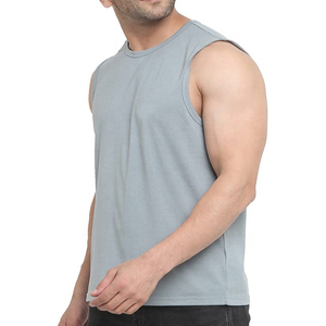 เสื้อกล้ามออกกำลังกายผู้ชาย คอตตอน รุ่นใหม่ล่าสุด ปรับแต่งโลโก้ได้ - Product Image 5