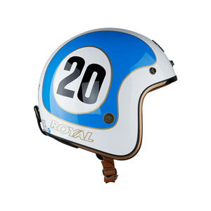 Casque de sécurité ouvert style rétro Royal Helmet M20, fabriqué au Vietnam, graphisme de haute qualité, vintage, norme DOT, ABS, neuf - Product Image 2