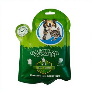 Mes gants de nettoyage pour animaux de compagnie (chiens, chats et lapins) - Lot de 6 - Gants doux pour le soin de la peau et le toilettage des animaux - Product Image 1