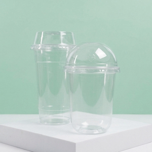 Viet Nam Transparent Disposable <b>Cup</b> 16oz PP/PET <b>Plastic</b> <b>Cups</b> With Lids For Cold Beverage Tea Coffee - Product Image 1
