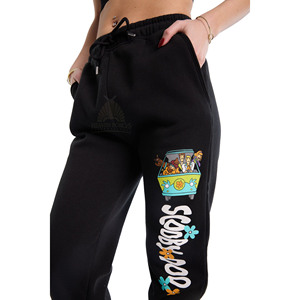 Pantalones de Invierno de Alta Calidad para Mujer, 100% Algodón Orgánico, Estilo Hip Hop, Corte Ancho Regular, Cintura Elástica, Estampado Serigrafiado - Product Image 4
