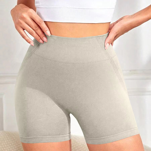 Shorts de yoga décontractés pour femmes, extensibles, sans coutures, séchage rapide, vêtements de sport, shorts d'entraînement taille haute, fournisseur de marques privées - Product Image 5