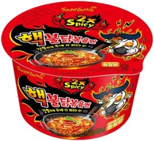 Wholesale Factory Direct Sale at Competitive Price SamYang 2x Spicy Bowl Hot Chicken Flavor Ramen, 105g for Bulk for Sale - Product Image 1