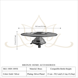 Stylish Design Gold Color Elegant And Sturdy Metal Cake Stand Perfect for Weddings Parties And <b>Dessert</b> Displays Stylish Design - Product Image 1