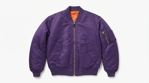 Blouson Bomber Homme Léger à Fermeture Éclair Intégrale avec Col Côtelé – Vêtement Décontracté Style Sororité Grecque - Product Image 6