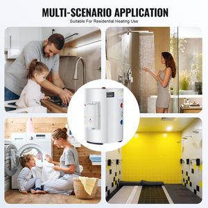 Scaldabagno Elettrico Senza Serbatoio da 10 Galloni con Display LED da 1.6Kw, Controllo a Manopola, Protezione IPX4 - Product Image 6