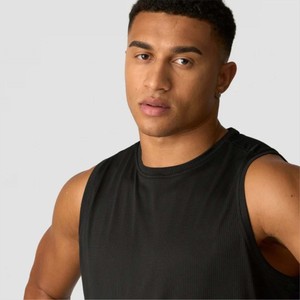 Bodybuilding Stringer Tank Top <b>Men</b> Mesh Gym Sleeveless T-shirt <b>Men</b> Fitness Vest <b>Singlets</b> Sportswear Workout Tanktop - Product Image 3
