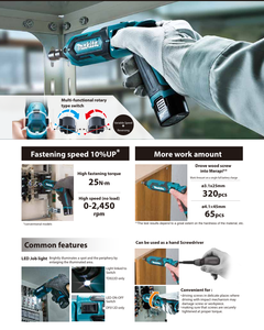 <span class=keywords><strong>Atornillador</strong></span> de Impacto Inalámbrico TD022D para Apretar Tornillos de Madera con el <span class=keywords><strong>Atornillador</strong></span> Eléctrico DIY Makitas - Product Image 5