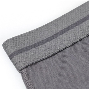 Premium Mens Spandex Polyester <b>Boxer</b> Briefs Comfortable Breathable Mid Waist Knitted Underwear <b>Custom</b> Logo OEM ODM - Product Image 6