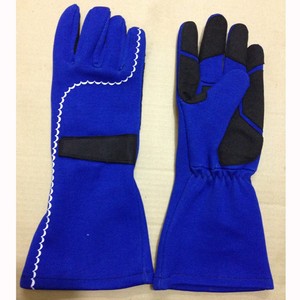 Aultra One Enterprises Full Finger Racing Gloves Polyester Cotton Non Slip Lightweight Waterproof <b>Hook</b> Loop Winter Outdoor - Product Image 1
