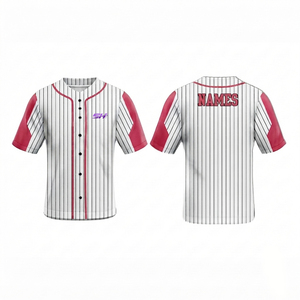 <b>Cheap</b> Price Custom Baseball Jersey With White Team Name Print Short Sleeve Moisture Wicking Polyester Men's Regular Fit Adult - Product Image 1