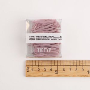 ยางรัดผม TIETYP สีพื้น เรียบง่าย ทันสมัย ใช้ได้ทุกวัน สำหรับผู้หญิง บรรจุกล่อง ผลิตในเกาหลี - Product Image 6
