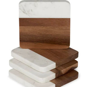 Premium Resin <b>Square</b> Luxury Eco-Friendly Non-Toxic Beverage Coaster - Product Image 1