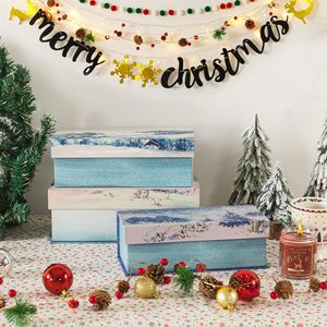 TH CBB-572 Premium Magnetic Closure Gift Box Rigid Cardboard Packaging Box for Christmas Holiday Gift Set Candle Mug Storage Box - Product Image 3