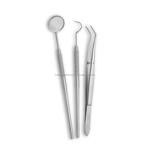 Juego de Exploración Dental de Acero Inoxidable Reutilizable de Alta Calidad, 3 Piezas: Espejo Bucal, Explorador y Pinza. El Mejor Proveedor Mayorista. - Product Image 5