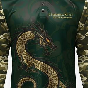 Camisa de Pesca Polo Australiana con Diseño Personalizado de Alta Calidad, Impresión por Sublimación, Sin Pedido Mínimo - Product Image 5