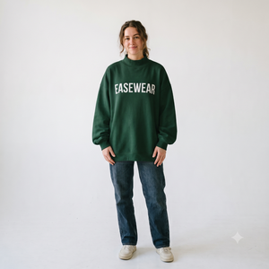 Sudadera de Cuello Alto Personalizada con Logotipo para Mujer, Sudadera Informal de Forro Polar Suave para Otoño e Invierno - Product Image 1