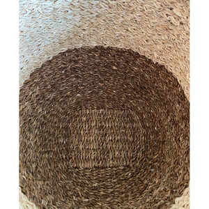 Grand panier tressé en jonc de mer avec poignée, organiseur rustique écologique, panier multi-usage - Product Image 6