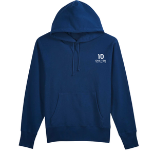 Sudadera con Capucha para Hombre, Corte Holgado, Color Azul Oscuro, Forro Polar Suave, Informal, Manga Larga, Cálida y Cómoda, Estilo Urbano, Invierno - Product Image 1