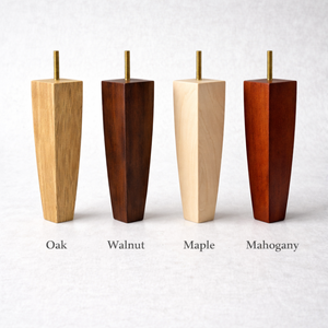 Patas de Muebles de Madera Cónicas Altas de Calidad de Exportación con Perno, Pies de Sofá de Madera Maciza de Repuesto para Sofá, Cama, Aparador - Product Image 4
