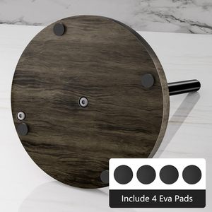 Luxury Wooden <b>Kitchen</b> Roll Holder with Black Metal Rod Modern Countertop <b>Paper</b> Towel Stand - Product Image 4
