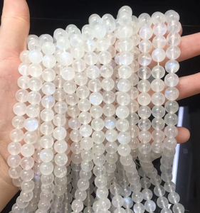 Perles de pierres précieuses naturelles mélangées, pierre de lune, pierre du soleil, amazonite, 6 mm, 8 mm, perles rondes en cristal, vente en gros, perles de pierres de guérison pour bijoux - Product Image 1