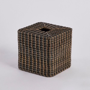 Boîtes porte-serviettes en rotin tressé à la main, housses de boîtes à mouchoirs durables, fournisseur direct - Product Image 2