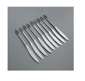 High Quality Stainless Steel Dessert Knife Mirror Polish Decorative Mirror Polish Decorative Flatware <b>Wedding</b> Occasion - Product Image 6