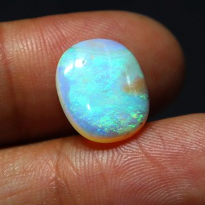 Ópalo Australiano Natural de 4 Quilates, Gema Suelta de Coober Pedy, Calidad Superior, Fuego Verde, Hecho a Mano para Joyería - Product Image 2