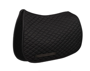 Almohadilla de Montura para Caballo Acolchada Negra |   Funda de Silla de Montar Transpirable para Equitación |   Almohadilla Amortiguadora para Montar a Caballo y Pony - Product Image 1